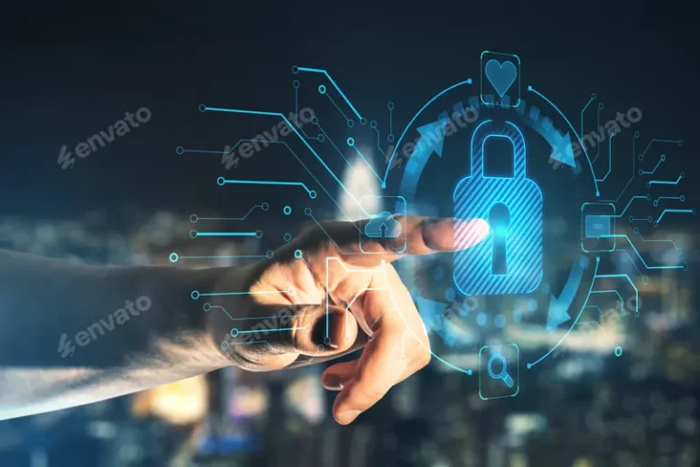 Illustration : Cybersecurite PME en Algerie : les bases pour se proteger — EP Digital DZ, agence web à Alger